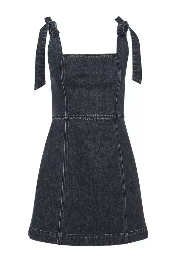 Maryann Tie Shoulder Mini Dress by alice + olivia at THE MILE
