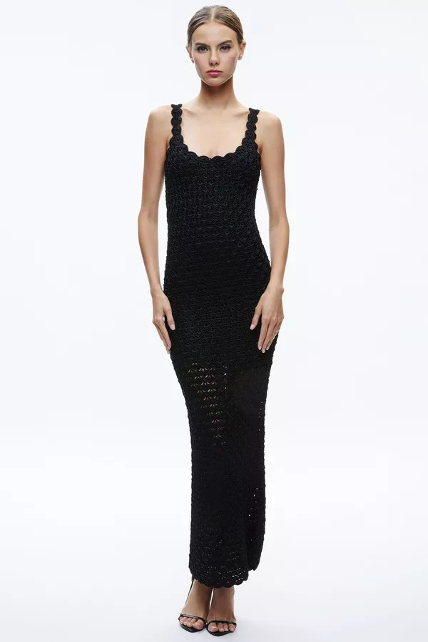 alice and olivia crochet dress Alice + Olivia Clyde Crochet Mini Dress, Size 0