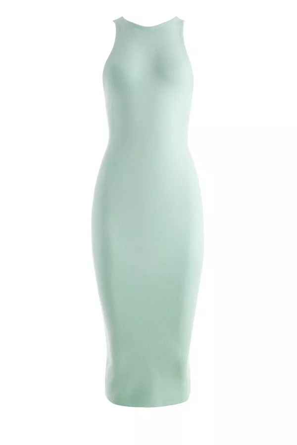 Peony Cross Back Midi Dress by alice + olivia at THE MILE Peony Cross Back Midi Dress by alice + olivia at THE MILE