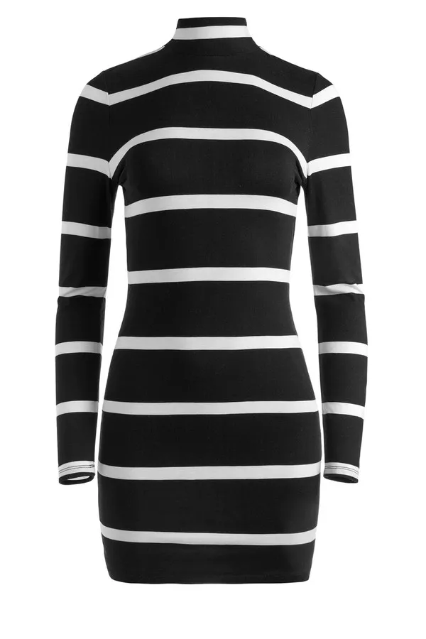 alice and olivia delora fitted mock neck dress Natural Stretch Light Blue Diamond Weave Custom Dress Shirt – Black Lapel main image 0