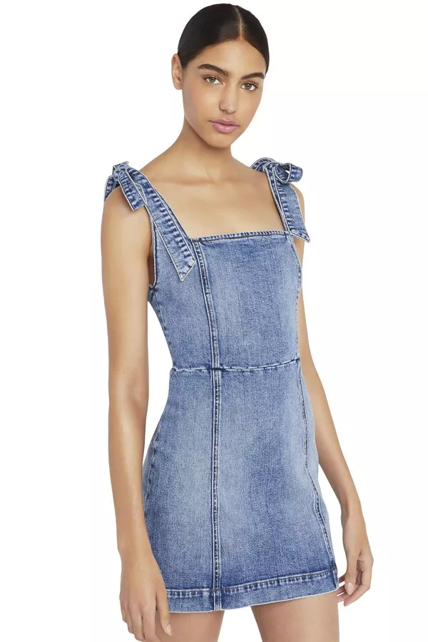 アンドマリーandmarryBonnie denim mini dress ANDMARY】Bonnie denim mini dress