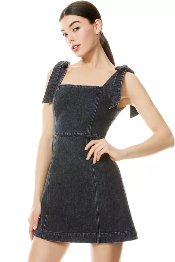 アンドマリー andmary Bonnie denim mini dress ANDMARY】Bonnie denim mini dress