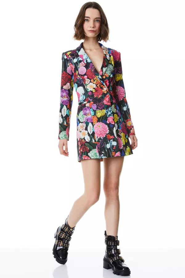 Latoya Blazer Mini Dress by Alice Olivia at THE MILE