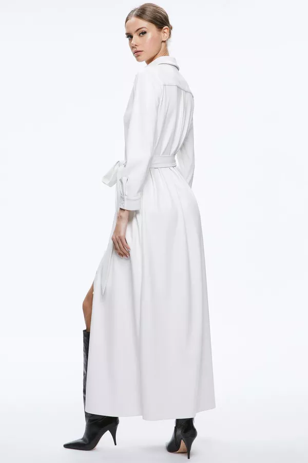 chinese dress ladies Chassidy Bell Sleeve Shirt Dress  Hemline Woodway