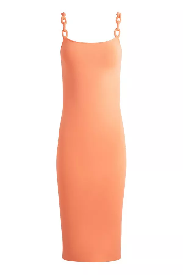 Alina Looped Straps Midi Dress by alice + olivia at THE MILE