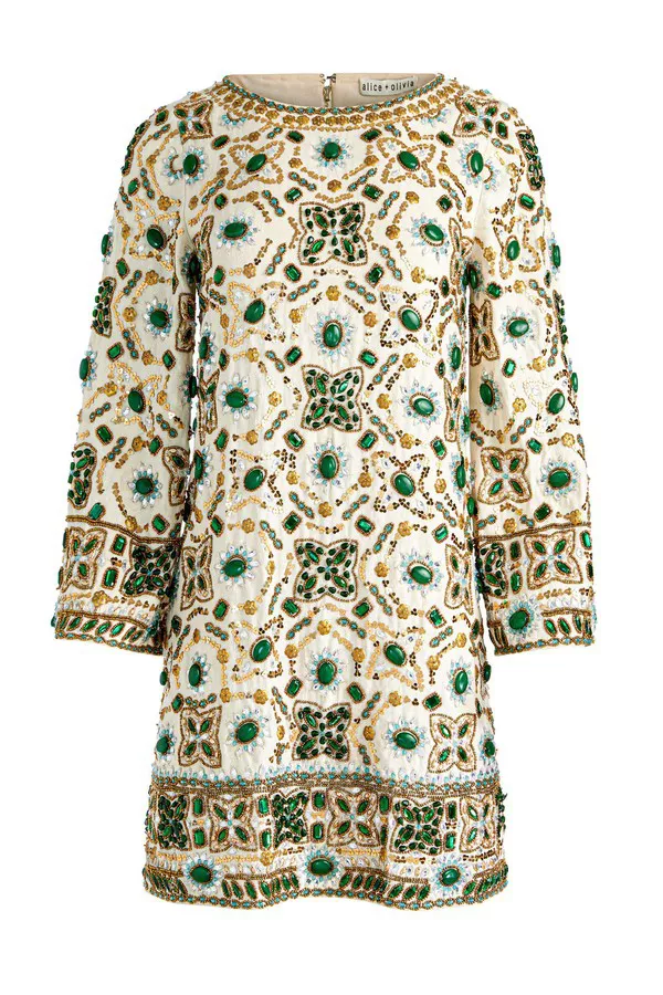 alice and olivia beaded tunic dress Fashion Faceoff: alice + olivia 'Claire Bugle Beaded' Tunic