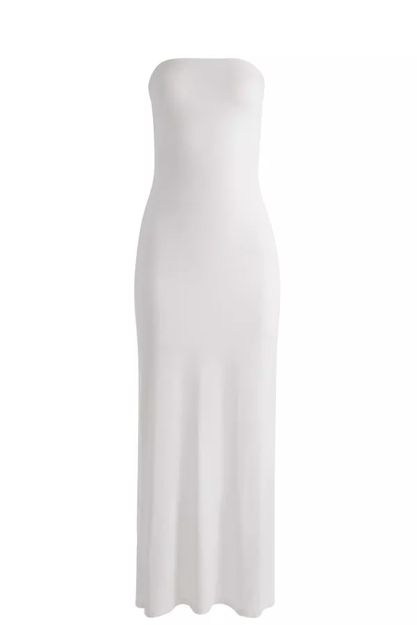 chinese dress ladies alice + olivia Women's Retha Strapless Maxi Dress, Black/Off White, 10 at  Amazon Women's Clothing store main image 0