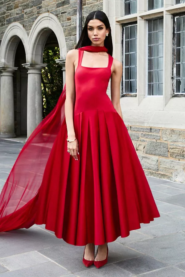 adley drop waist midi dress Adley Dress