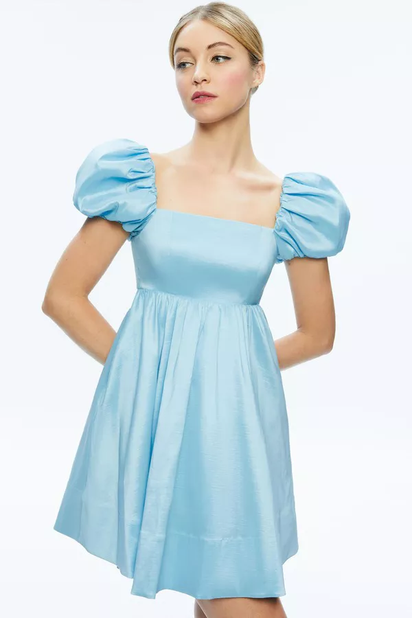 mikado a line wedding dress Large Knot One Shoulder A-line Mikado Wedding Dress main image 0