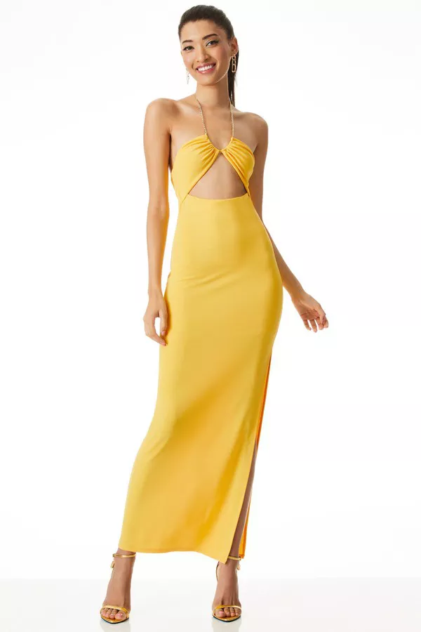 chinese dress ladies Breathe Effulgent Back Cut Out Maxi Dress  kalisa