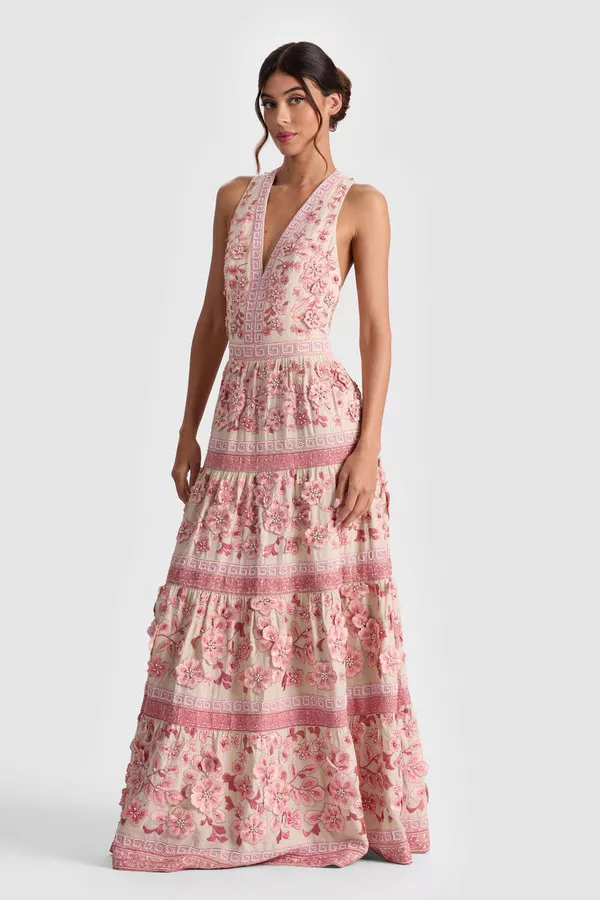 green ladies dresses Malvern Maxi Dress Green