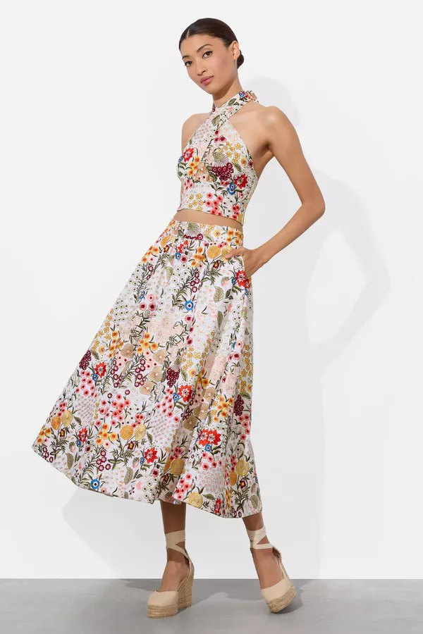 Evelina Crop Top by alice + olivia at THE MILE