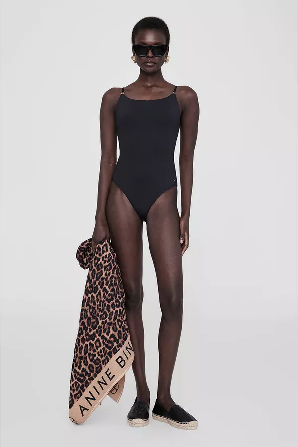 Vesta One Piece - Black by ANINE BING at THE MILE Vesta One Piece - Black by ANINE BING at THE MILE
