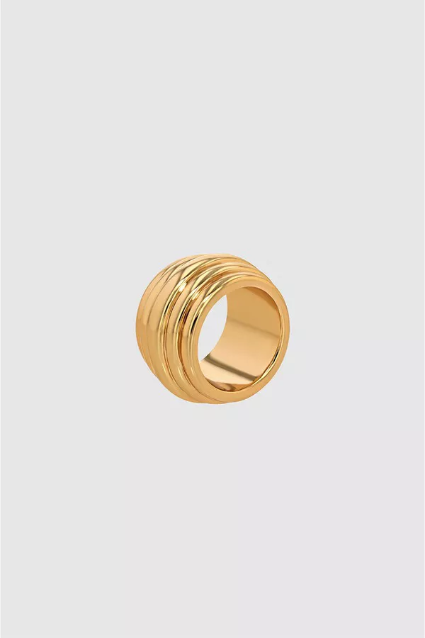 【関税込み】ANINE BING ゴールド Chunky Ribbed ピアス 27583840_57751167_322.jpg
