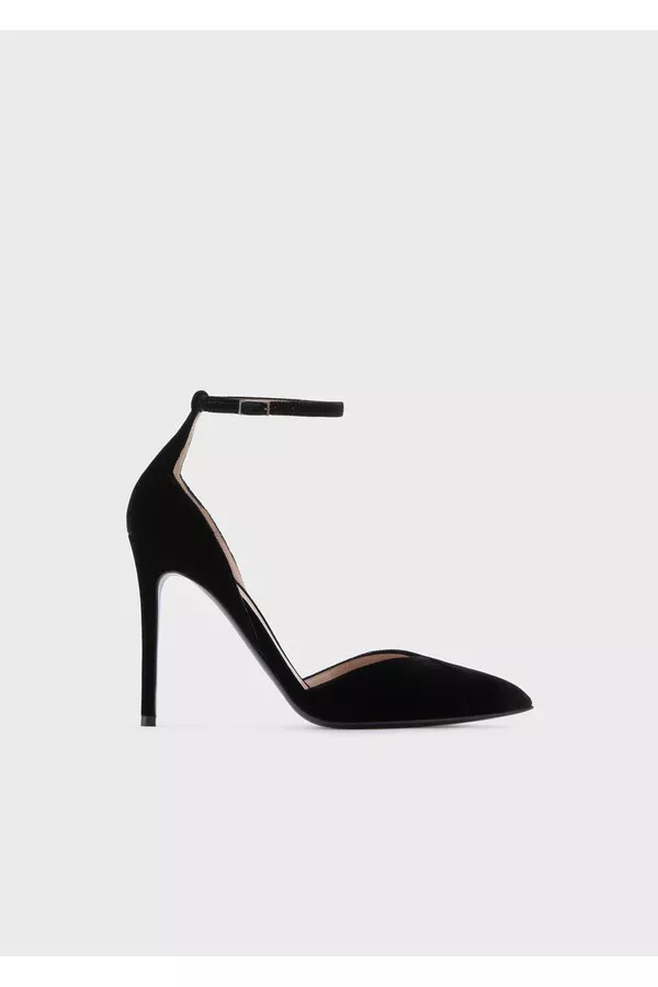 Giorgio Armani X 10 Corso Como Velvet Court Shoes by Giorgio