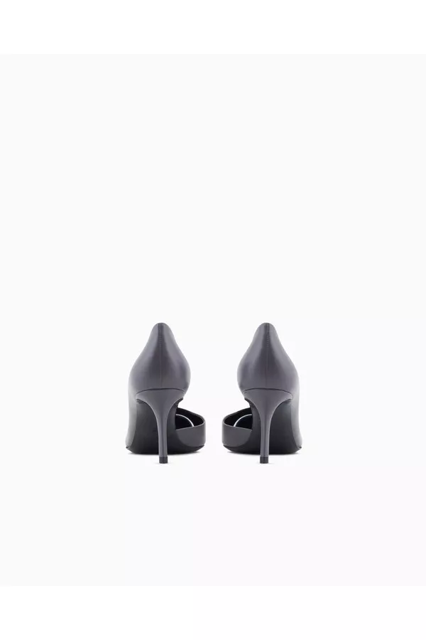 Two-Tone Patent Leather Pointed Toe Pumps by Giorgio Armani