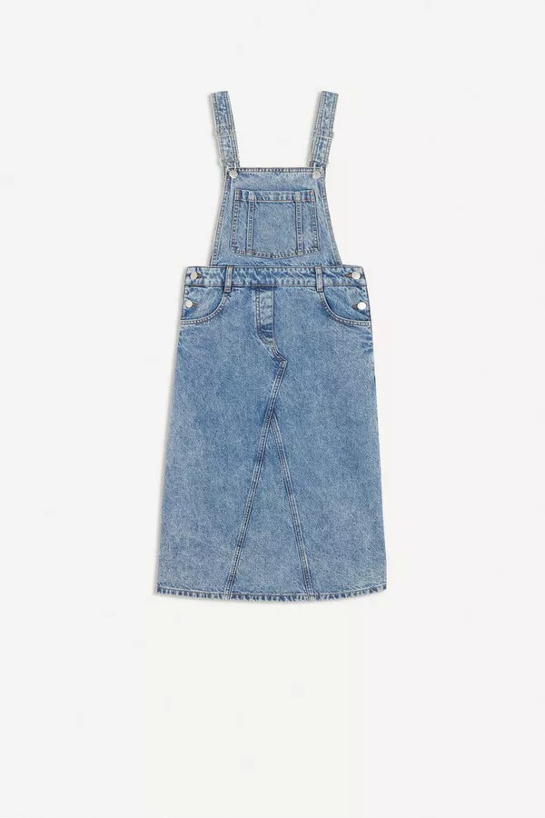 Emma Denim Overalls Dress by ba&sh at THE MILE