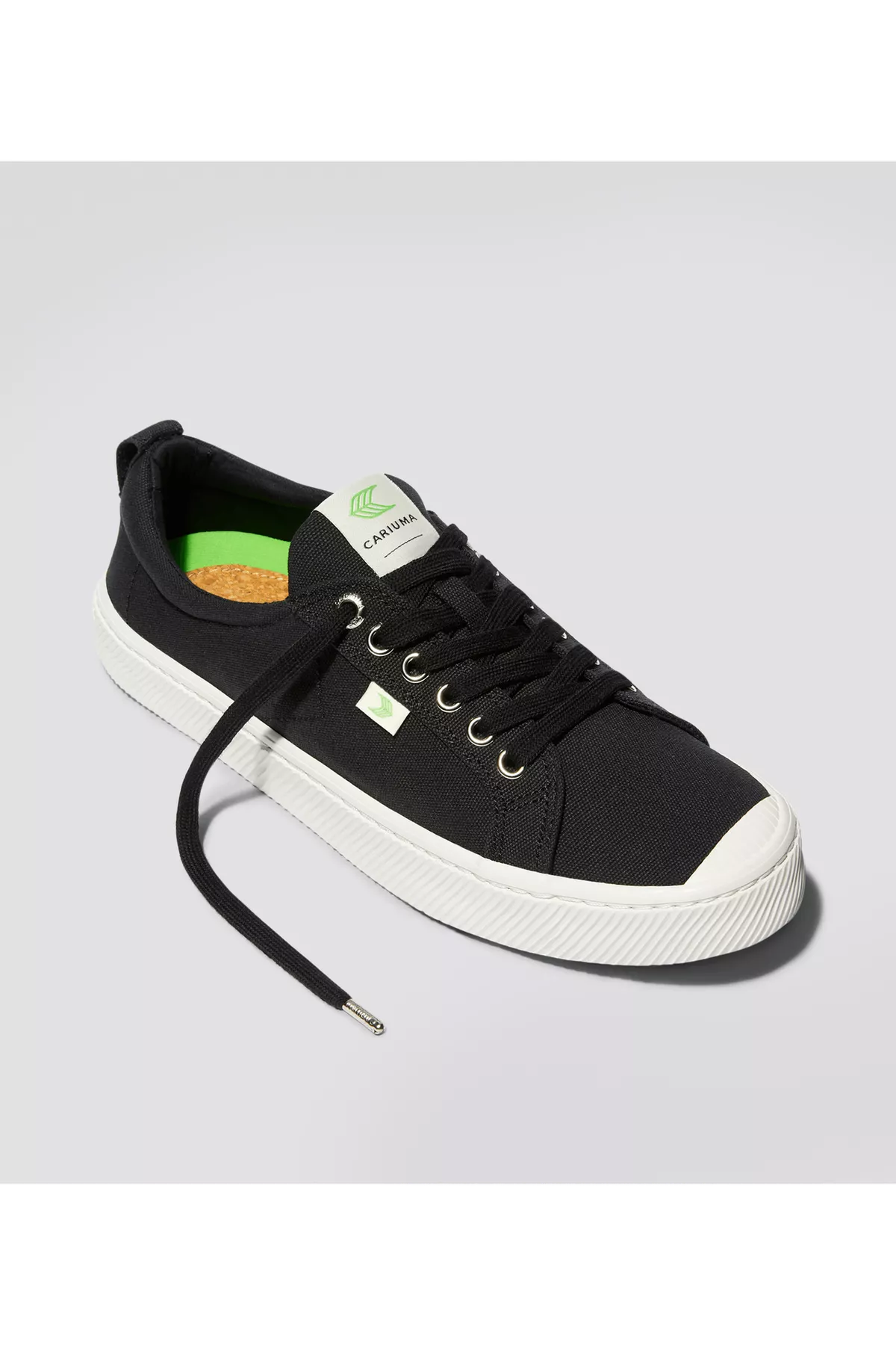 Oca Low Black Canvas Sneaker Women by Cariuma at THE MILE