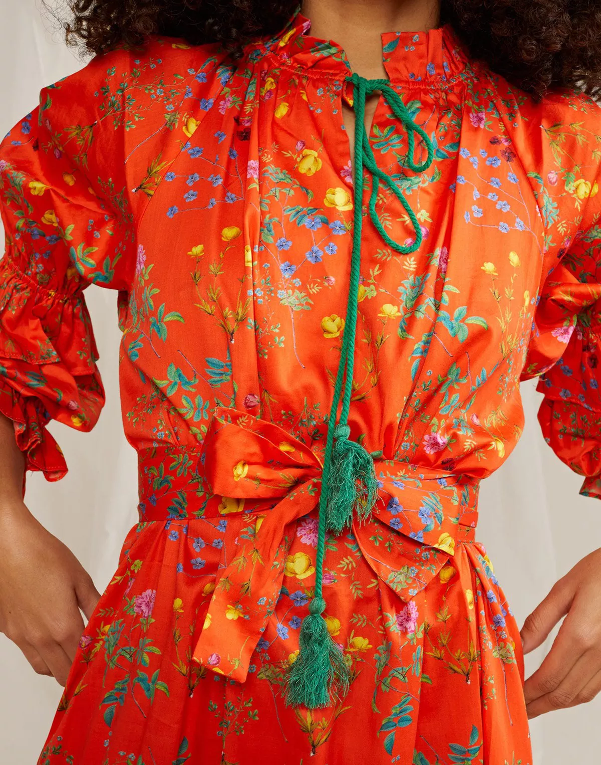 cynthia rowley sanibel cotton dress Cynthia Rowley Sanibel Floral-Print Dress - Orange
