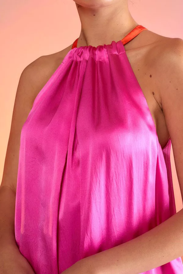 cynthia rowley hot pink dress Cynthia Rowley Violetta Dress
