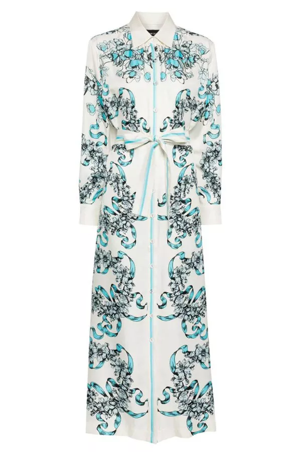 cynthia rowley marseille shirt dress Cynthia Rowley Marseille Shirt Dress - Blue/White Floral
