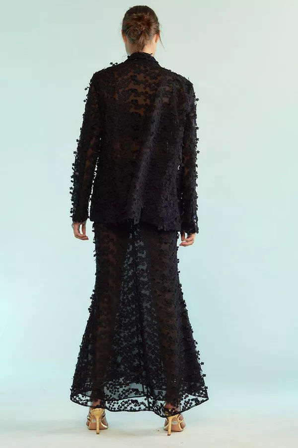 3D Embroidered Tulle Skirt by Cynthia Rowley at THE MILE 3D Embroidered Tulle Skirt by Cynthia Rowley at THE MILE