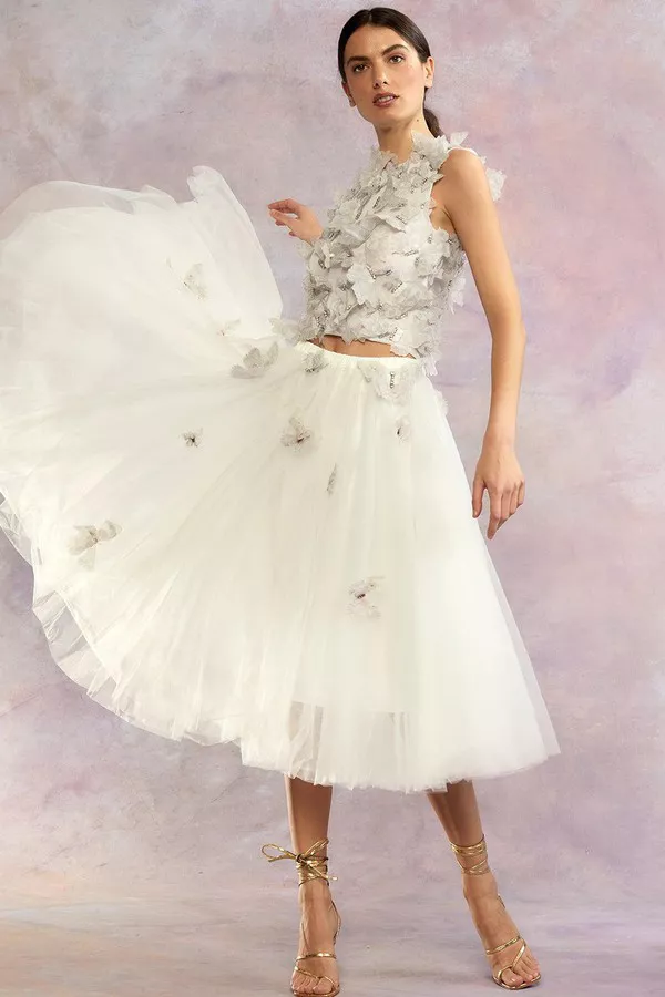Butterfly Tulle Skirt by Cynthia Rowley at THE MILE