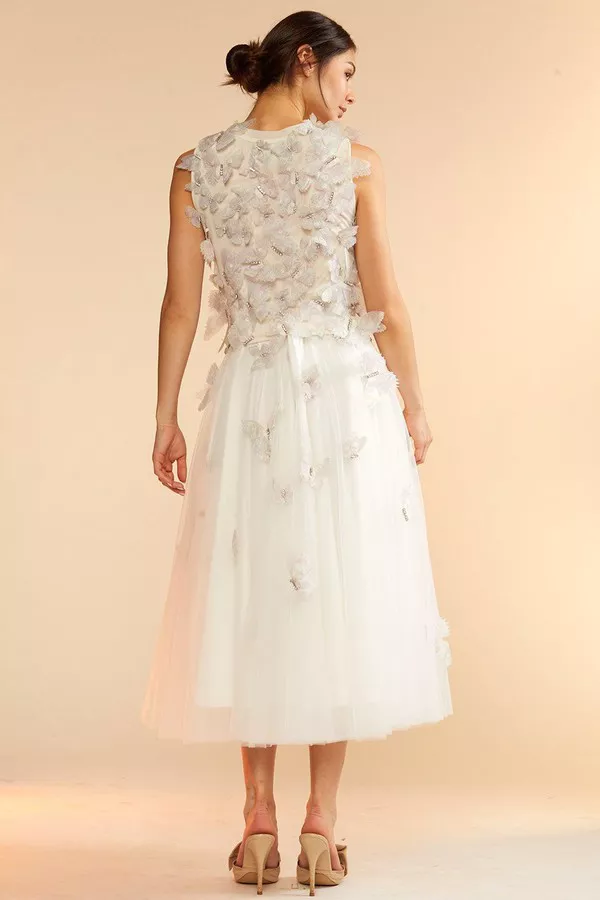 Butterfly Tulle Skirt by Cynthia Rowley at THE MILE