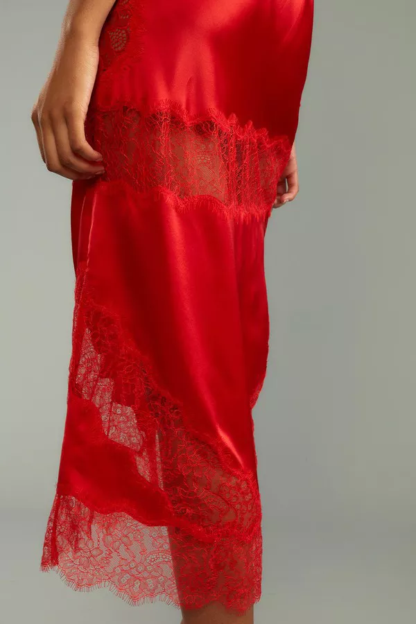 Lya Silk Skirt by Cynthia Rowley at THE MILE