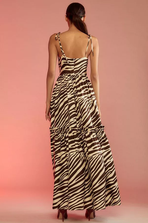 cynthia rowley striped maxi dress Cynthia Rowley Sleeveless Maxi Dress Striped Black White Hi-Lo Sz M Rayon  Blend