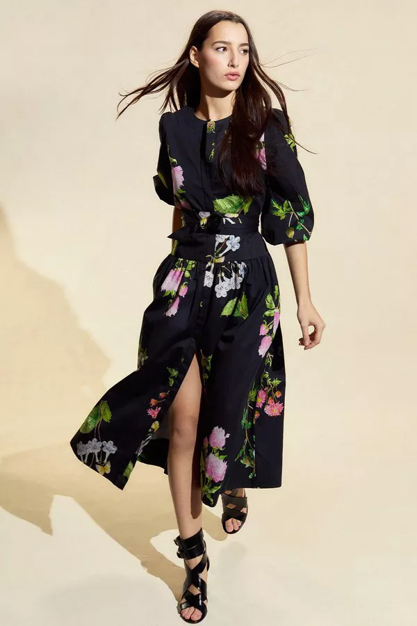 Evermore Cotton Sateen Shirt Dress by Cynthia Rowley at THE MILE