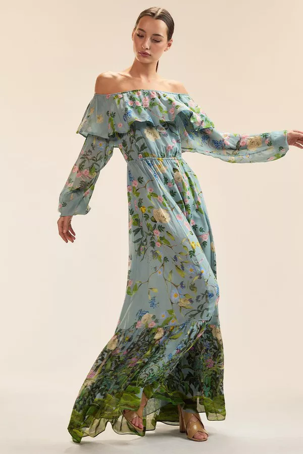Ophelia Silk Dress by Cynthia Rowley at THE MILE