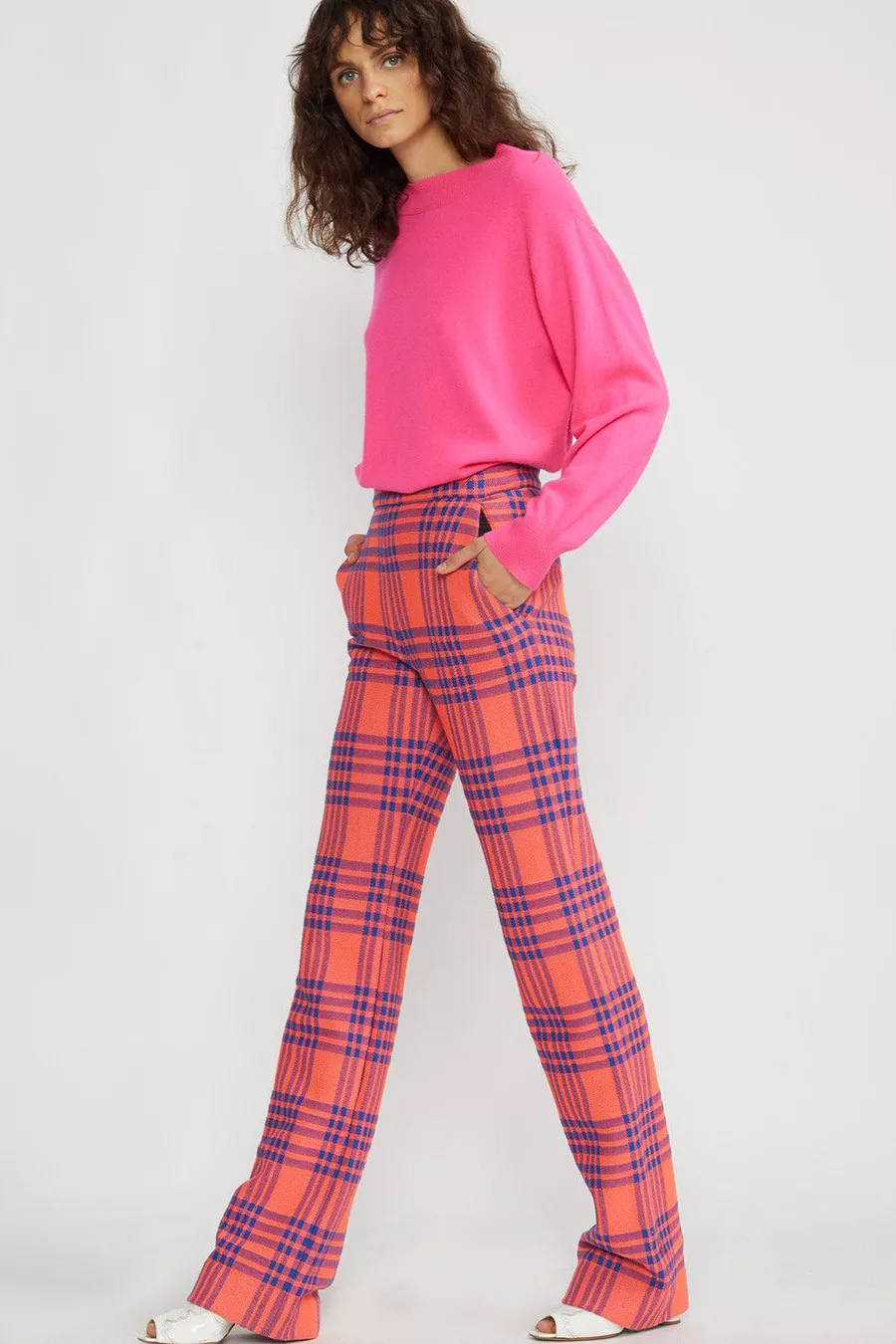 cynthia rowley plaid pants