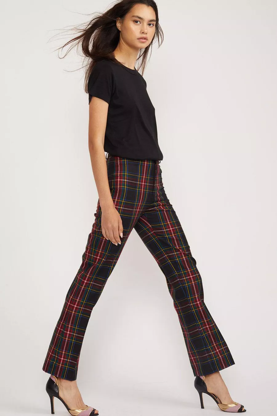 cynthia rowley plaid pants