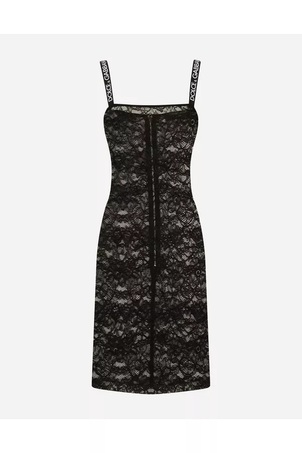 【関税＆送料込み】Dolce & Gabbana Short Lace Dress Short Lace Dress by Dolce & Gabbana at THE MILE