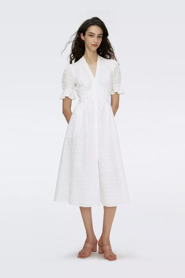 DIANE von FURSTENBERG☆エリカプリント コットン ミディドレス Erica Cotton Dress by Diane von Furstenberg at THE MILE