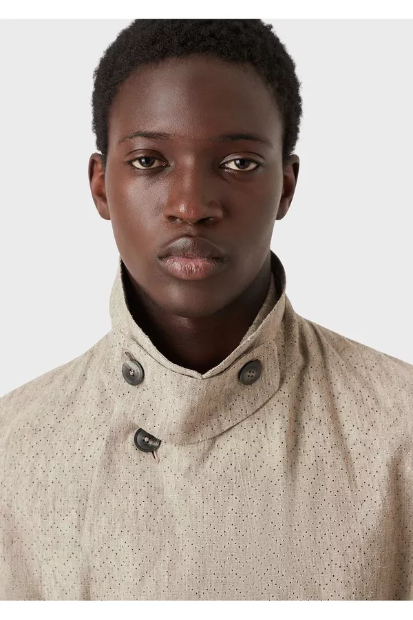 Emporio Armani ベージュ トレンチコート EMPORIO ARMANI 「EMPORIO ARMANI」 トレンチコート 36 サンドベージュ