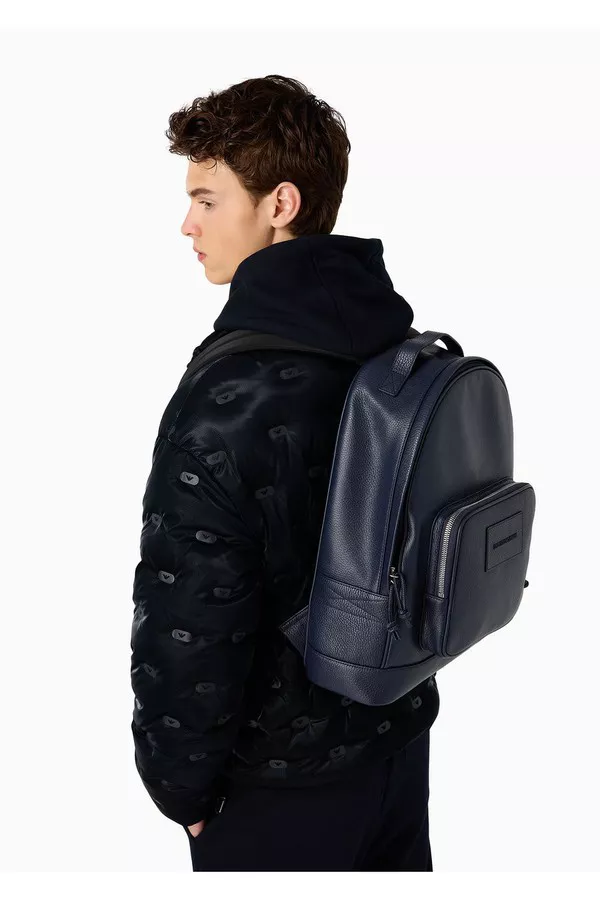 Mochila Tommy Hilfiger Hombre Mochila Emporio Armani De Cuero Con