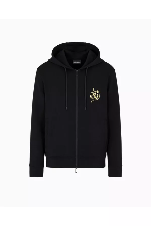 Asv Double-Jersey Hooded Zip Sweatshirt With Lunar New Year