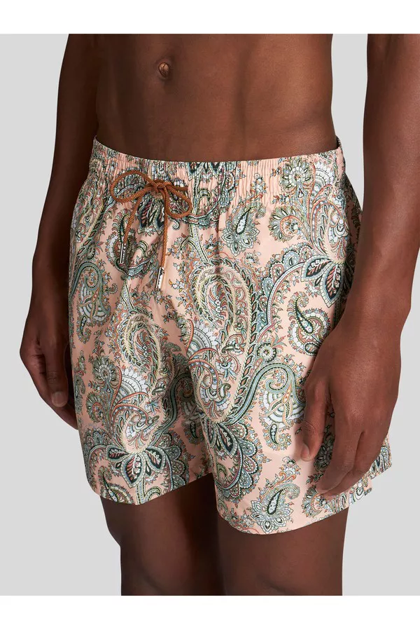 水着 Etro Paisley Nylon Swim Shorts ETRO paisley-print swim shorts - Polo Avenue