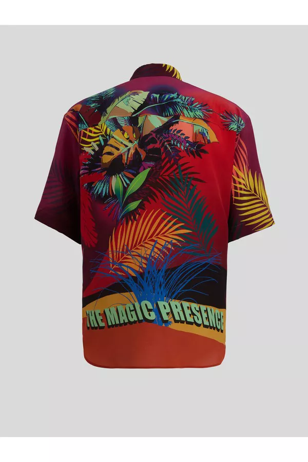 Tシャツ・カットソー ETRO SS24 PRINTED SILK SHIRT (WRIA0009_99SA1A1X0880) Viscose shirt for women wria0019ak732 Multicolor | Caposerio.com