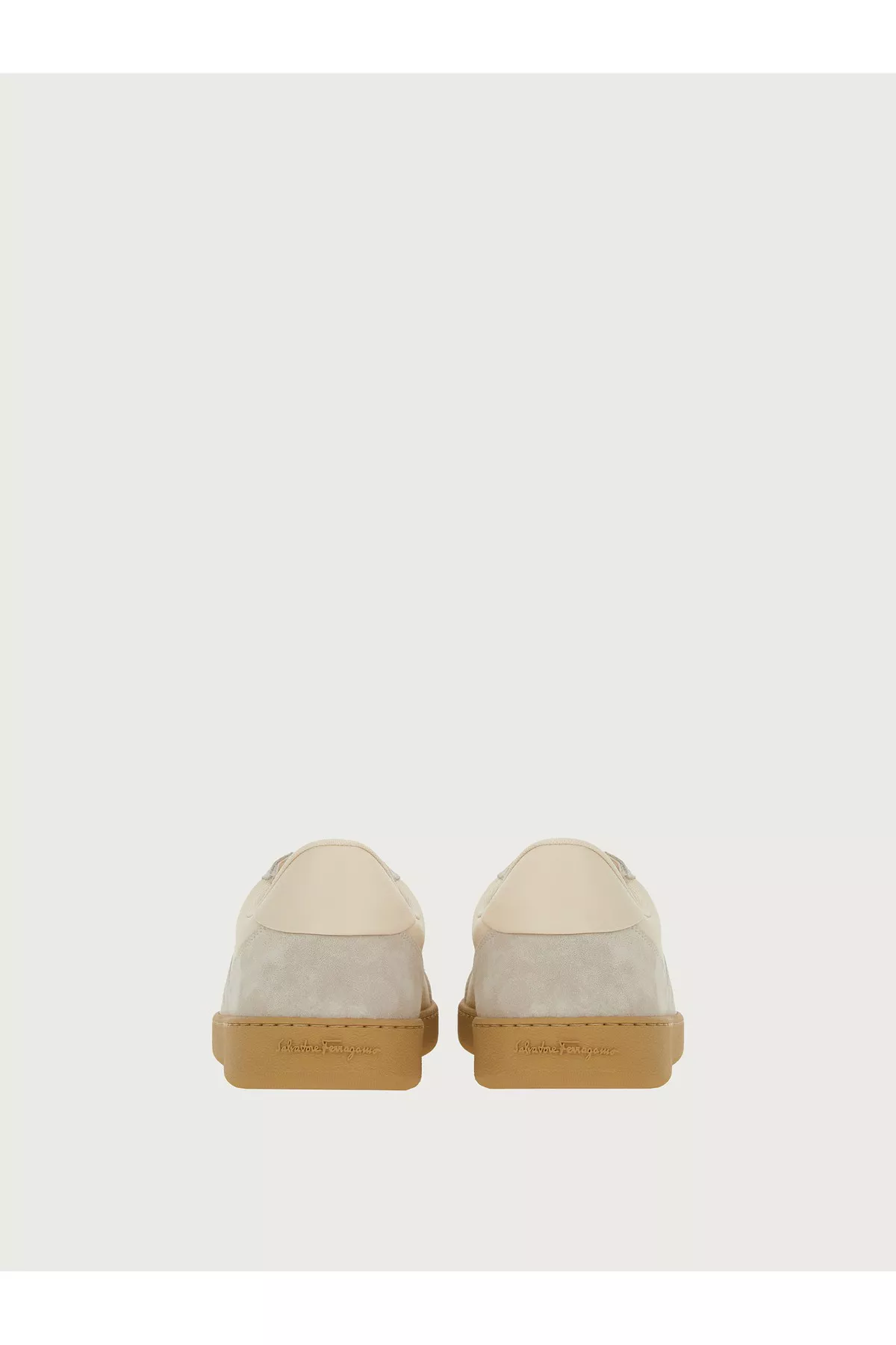 スニーカー FERRAGAMO Ivory leather sneakers (029773778859M MASCARPONE) Salvatore Ferragamo Sneakers Women Leather Beige/Mascarpone