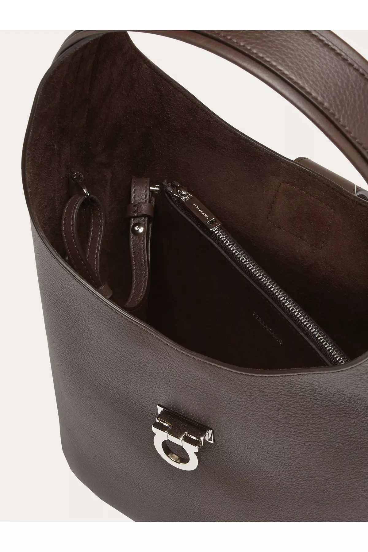 Ferragamo Hobo Bag With Buckle (M) by FERRAGAMO at THE MILE