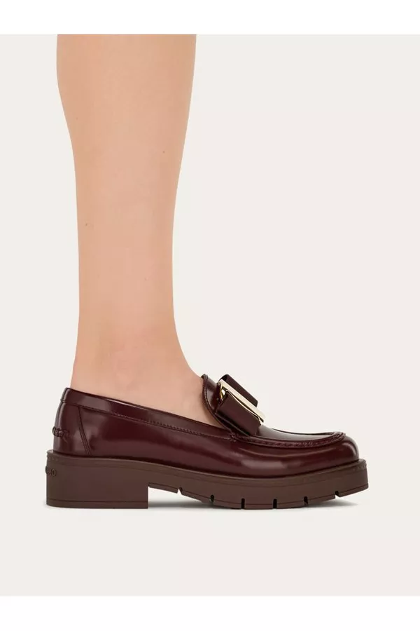 Chunky Vara Bow Loafer by FERRAGAMO at THE MILE