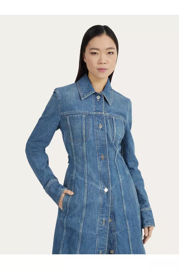 ferragamo denim dress FERRAGAMO Denim dress | Women's