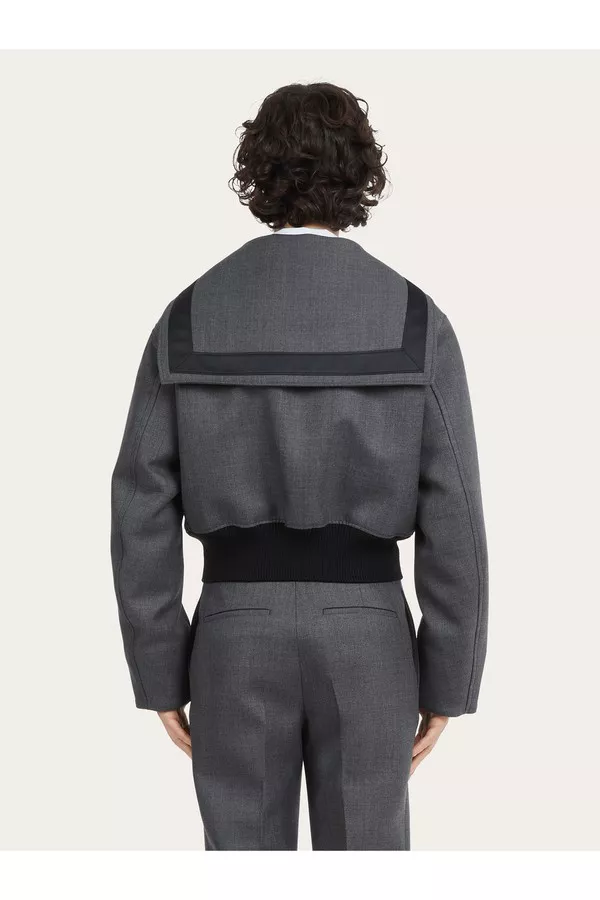 Blouson With Mariner Collar by FERRAGAMO at ORCHARD MILE