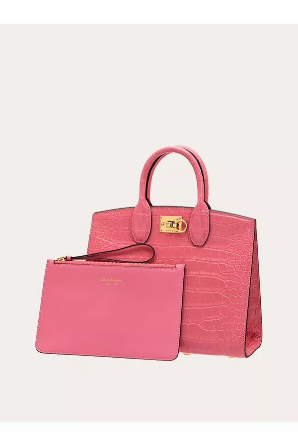 Ferragamo Studio Box Bag (M) by FERRAGAMO at THE MILE