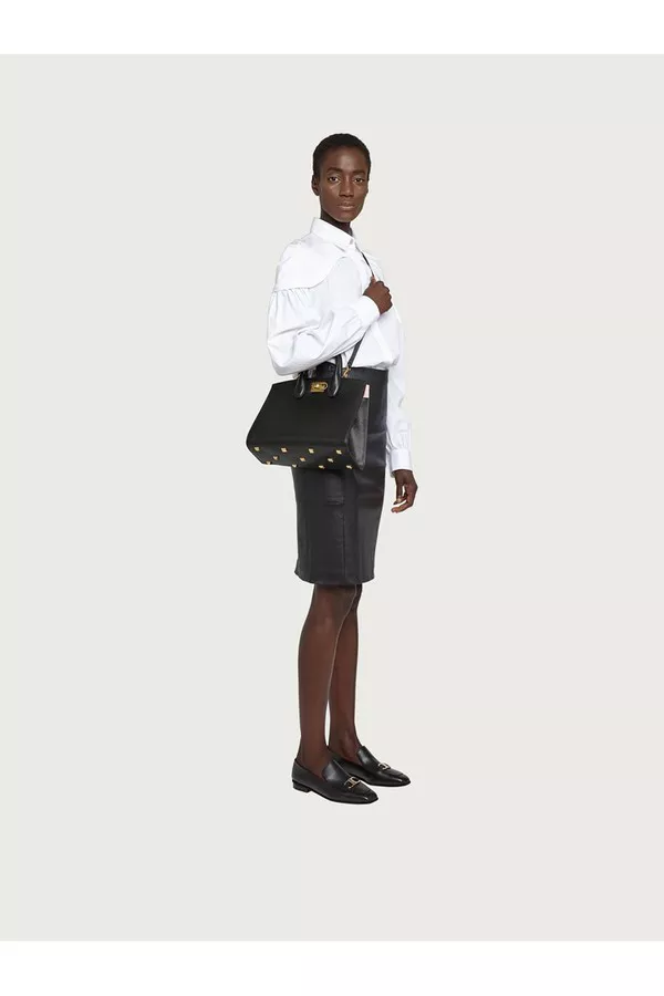Ferragamo Studio Box Bag (M) by FERRAGAMO at THE MILE
