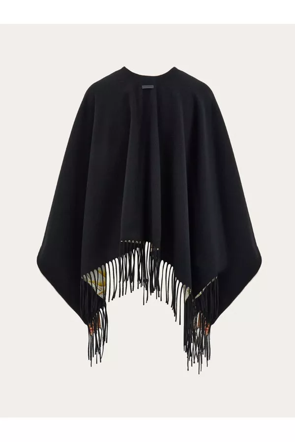 Day & Night Print Reversible Cape by FERRAGAMO at THE MILE