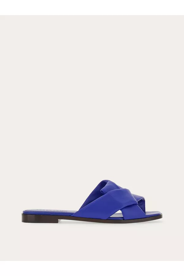 Slider With Origami Knot by FERRAGAMO at THE MILE